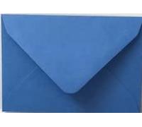 Blue Greeting Card Envelopes to Fit A5 Greetings Card or A4 Card Fold in Half for Invitation Wedding Birthday Party Crafts 152x216mm - 50 Envelopes (Blue)