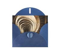 Blue Greeting Card YYHWHJDE Rotating Portrait Picture Perfect for Valentine's Day, Wedding Anniversary & Party Invitations