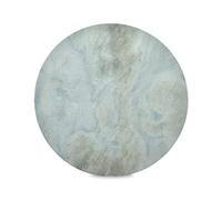 Blue Grey Marble Granite Round Placemats Table Circle Mats Place for Dining Kitchen Heat Resistance Mat