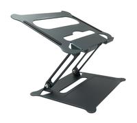 Blue Grey Metal Cooling Stand Adjustable for Notebook Laptop