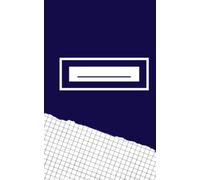 Blue Grid Paper Scrap Notebook 8x5 in: Indigo Blue and White Composition Notebook Copybook. Cross Gridded Graph Paper (Grid Paper Scrap Notebooks)