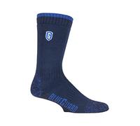 BLUE GUARD - Mens Ladies Durable Long Lasting Heavy Duty Cotton Work Socks for Steel Toe Boots with Arch Support