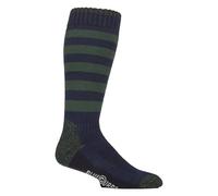 BLUE GUARD Mens Long Heavy Duty Thick Boot Socks | Blueguard | Long Lasting Gardening Wellington Socks (6-11, Navy Stripe)