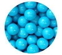 Blue Gumballs 1 Inch Gumballs, 2 Pound (Approx. 110 Pieces), Blue Candy