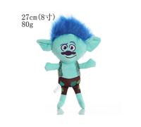 (Blue hair) 11.8 inch Trolls Band Together Branch Plush Toy Soft Doll Room Decor Gifts