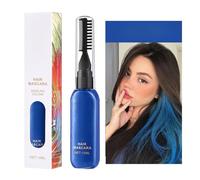 Blue Hair Dye Chalk,Temporary Hair Colour Dye Comb Washable Hair Dye, Instant Hai/r Dy/e Stick for Women Men,Suitable for Christmas, Halloween, Birthdays, Parties