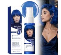 Blue Hair Dye, Temporary Hair Colour Spray, Washable Hair Dye Spray for Adults, Temporary Coloured Wax Instant Styling for Parties, Cosplay, Prom, Christmas Easy to Color