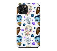 Blue halloween fall festive autumn harvest cute fun monster Case for iPhone 11 Pro