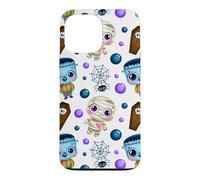 Blue halloween fall festive autumn harvest cute fun monster Case for iPhone 13 Pro Max