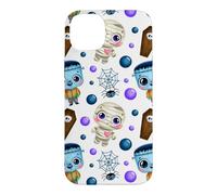 Blue halloween fall festive autumn harvest cute fun monster Case for iPhone 14 Plus