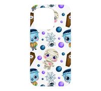 Blue halloween fall festive autumn harvest cute fun monster Case for iPhone 15 Pro