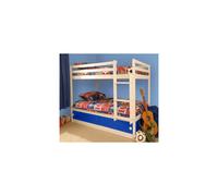 (Blue) Hamlet Wooden Slide Storage Bunk with Tanya Mattresses