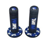 (Blue) Handle Grip Pro taper Motorcycle High Quality Protaper Dirt Pit Bike Motocross 7/8" Handlebar Rubber Gel Hand Grips Brake