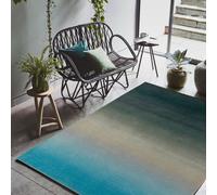 Blue Handmade , Luxurious , Easy To Clean Modern , Plain , Wool Rug For Living Room, Bedroom - 70 X 240 (Runner)