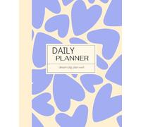 Blue Heart daily planner for everyone, 200 lined notebook pages, lines ruled, college ruled. Perfect for daily planes, school notebook, office work etc.