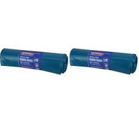 Blue Heavy-Duty Rubble Sacks (Roll 10) (Pack of 2)