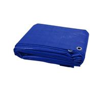 Blue Heavy Duty Tarpaulin Waterproof Cover Tarp Ground Camping Sheet Tent (5x5m)
