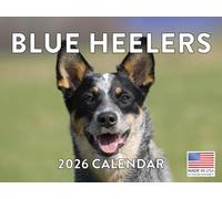 Blue Heeler Calendar 2026 Monthly Wall Calender 12 Month | American Made In The USA
