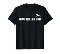Blue Heeler Dad Cattle Dog Owner Pride Line T-Shirt