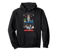 Blue Heeler doing yoga inhale - exale DIGOR funny Pullover Hoodie