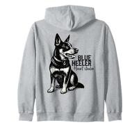 Blue Heeler Heart Stealer, Australian Cattledog Zip Hoodie