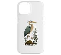 Blue Heron Standing Wetland Birder Case for iPhone 14