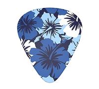 Blue Hibiscus Guitar Plectrums 12 Pieces Set =>> Comfortable In The Hand With Smooth Edges Three Thicknesses To Match