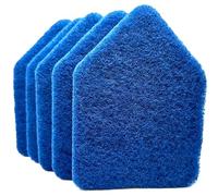 Blue High-Power Scrub Scouring Pads, Fit Extendable Tub Tile Scrubber Brush