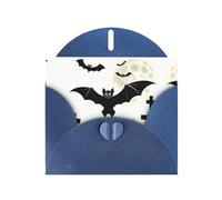 Blue Holiday greeting check blank card and pearl beautiful blank note block VVXBHGR The Grave Guardian Pattern