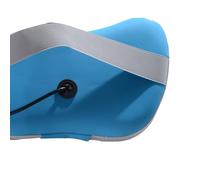 (Blue) Homcom Heated Neck Massager | Body Massage Cushion