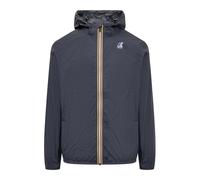 Blue Hooded Down Jacket with Logo - male - K-Way - Light Jackets - Blue - M - Jackets M