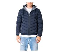 Blue Hooded Jacket for Men - male - Armani Exchange - Down Jackets - Blue - S - Jackets S