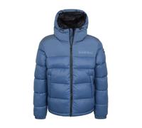 Blue Hooded Jacket with Synthetic Padding - male - Napapijri - Winter Jackets - Blue - XL - Jackets XL
