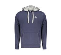 Blue Hooded Sweatshirt with Central Pocket - male - North Sails - Hoodies - Blue - M - Sweatshirts & Hoodies M