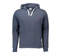 Blue Hooded Zip Sweatshirt with Logo - male - U.S. Polo Assn. - Hoodies - Blue - 2XL - Sweatshirts & Hoodies 2XL