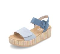 Blue Hook & Loop Sandals for Women | Remonte D1N54-12 Women's 39