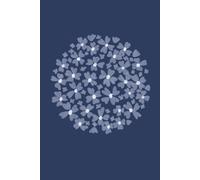 Blue Hours - Petal Scatter - 6x9” Lined Journal | Cream Paper: A dreamy blue bloom for capturing ideas, memories, and quiet days.