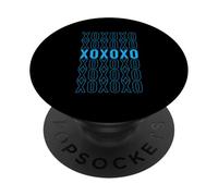 Blue Hugs N Kisses Blue Graphic PopSockets Adhesive PopGrip