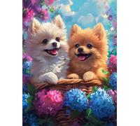 Blue Hydrangea 2000 Piece Jigsaw Puzzles for Adults, Colourful, Challenging & Brainteasing Adult puzzles 2000 Pieces Dog, Fun jigsaws for The Whole Family 40x28 inch
