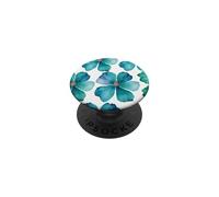 Blue Hydrangea Floral Flowers Floral PopSockets Adhesive PopGrip