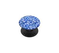 Blue Hydrangea Floral Pattern PopSockets Adhesive PopGrip