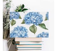 Blue Hydrangea Pattern Wall Decor For Living Room Large Canvas Wall Art For Bedroom Modern Office Pictures Wall Artwork Landscape Paintings Canvas Art Prints Home Decorations 12x08inch(30x20cm)