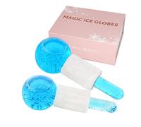 Blue Ice Globes for Face - Cooling Globes to Tighten Skin, Reduce Dark Circles & Puffiness