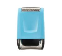 Blue, Identity Roller Stamp Wide Rolling Security Kit, Data Defender with Refills, Address Blocker, Anti Theft, and Privacy Safety, Confidential Roller Stamp