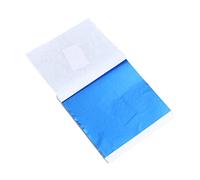 Blue Imitation Gold Leaf Sheets 50pcs 8x8.5cm Foil Paper | Artisan Handicrafts and Ceramic Ornaments, Suitable for Glass and Wood, Gilding Crafting