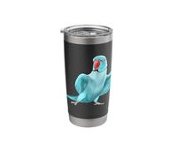 Blue Indian Ringneck Parrot Bird Stainless Steel Insulated Tumbler