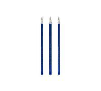 Legami - Refill for Erasable Gel Pen, Set of 3, Height 13 cm, Blue Thermosensitive Ink, Tip 0.7 mm