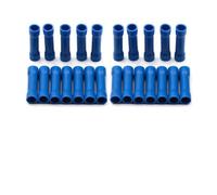 Blue Insulated Butt Connector Crimp Terminals Pack | These blue insulated straight butt connectors for ensure secure, high-conductivity crimp wire joints for electrical work.
