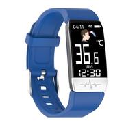 (Blue) Intelligent Bracelet Multi-Function Body Health Monitor Body Temperature Detection