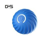 (blue) Interactive Rolling Ball Dog Toy Motion-Activated Rechargeable Ball Toy Automatic Moving Bouncing Ball with Light for Cats Dogs